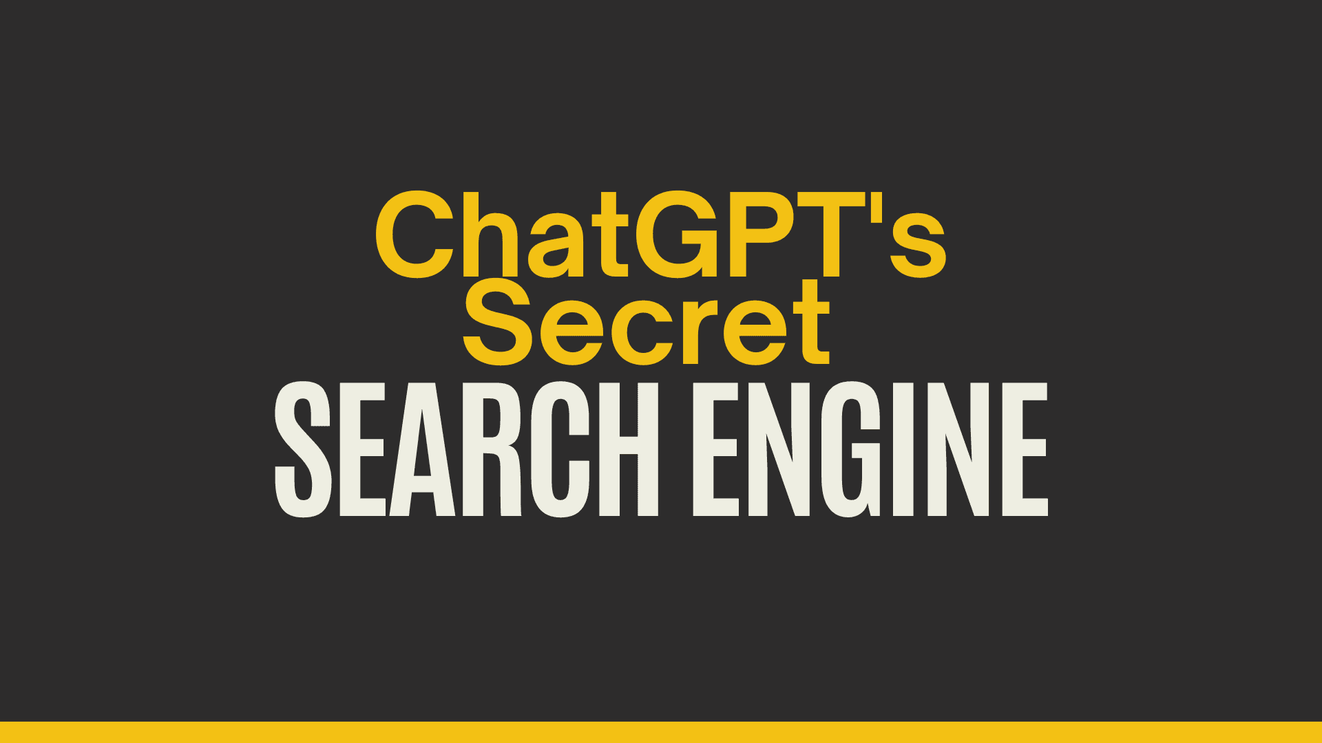 I Discovered ChatGPT's Secret Search Engine, and It's Not Google